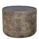 Blumentopf -Rough- Metall 30x40cm antik-silber