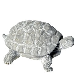 Schildkröte Deko Beton 15x20cm grau