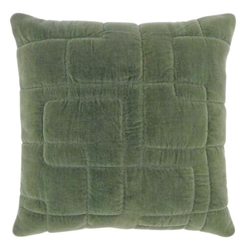 Kissen -Nika- Polyester 45x45cm dunkelgrün