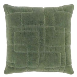 Kissen -Nika- Polyester 45x45cm dunkelgrün