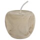 Apfel Deko Holz 18cm natur