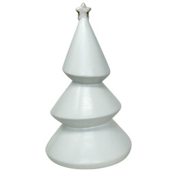 Tannenbaum -Basto- Porzellan 17cm weiss