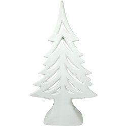 Tannenbaum -Joya- Porzellan 28cm weiss