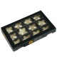 Baumkugel Sterne 12er-Set Glas 4cm champagne