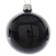 Baumkugel 6er-Set Glas 8cm schwarz