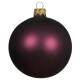 Baumkugel 6er-Set Glas 6cm mauve