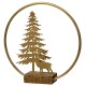 Weihnachtsbaum Deko Metall 28cm gold