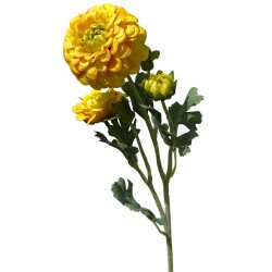 Kunstblume Dahlie -Real Touch- 52cm gelb