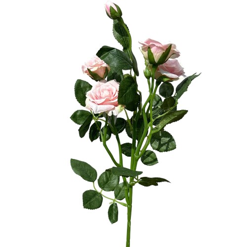 Kunstblume Mini-Rosen 72cm rosa