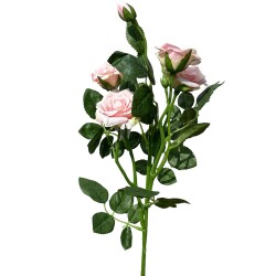 Kunstblume Mini-Rosen 72cm rosa