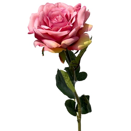 Kunstblume Rose 70cm rosa