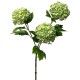Kunstblume Snowball 80cm grün