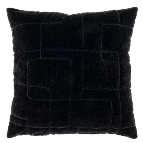 Kissen -Nika- Polyester 45x45cm schwarz