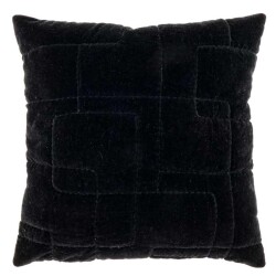Kissen -Nika- Polyester 45x45cm schwarz