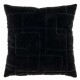 Kissen -Nika- Polyester 45x45cm schwarz