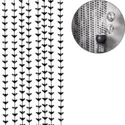 Girlande Fledermaus Halloween 1x2cm schwarz