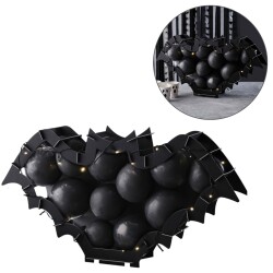Fledermaus Licht Set 90cm schwarz