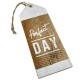 Holzbrett Perfect Day Holz 28x10cm braun