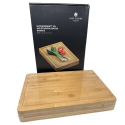 Schneidebrett XXL Bambus 40x28x7cm