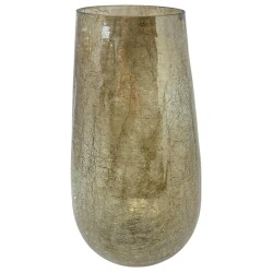 Vase Glas 29x16cm gold