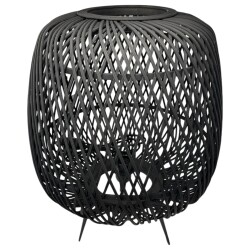 Lampe Moza Bambus 50x37cm schwarz