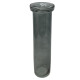 Vase Missy konisch Glas 28x7cm grau