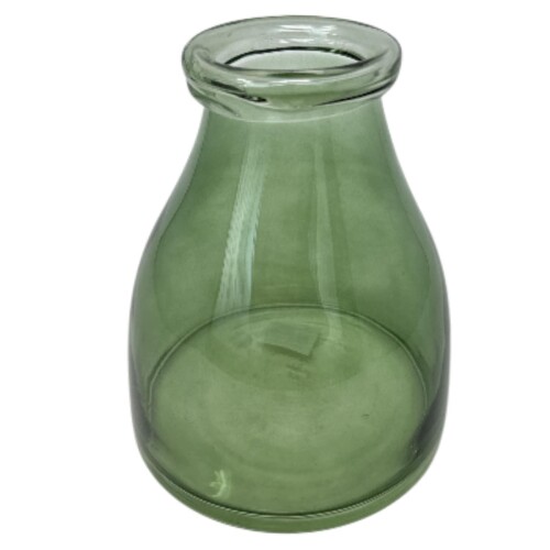 Vase Missy rund Glas 19x15cm grün