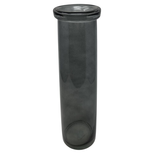 Vase Missy konisch Glas 36x10cm grau