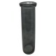 Vase Missy konisch Glas 36x10cm grau