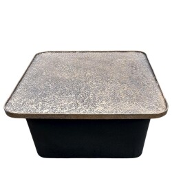 Tisch Madison Metall 33x70cm schwarz-gold