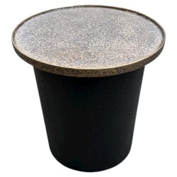 Säule Madison Metall 53x50cm schwarz-gold