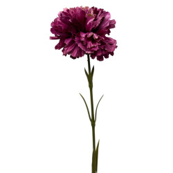 Kunstblume -Nelke- 52cm violett
