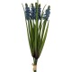 Kunstblume -Traubenhyazintenbund- 32cm blau