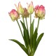 Kunstblume -Tulpenbund- 41cm pink