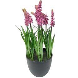 Kunstpflanze -Hyazinthe- 29cm pink