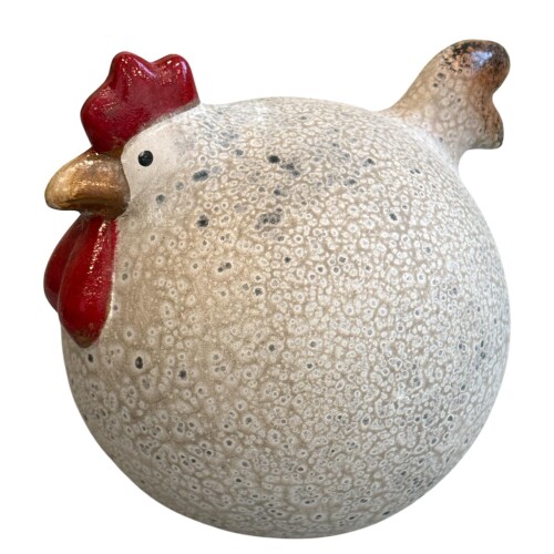Huhn -Cutie- Keramik 15cm hellbraun
