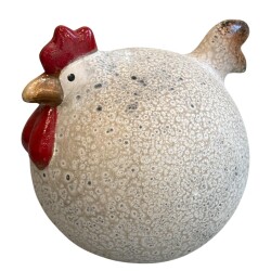 Huhn -Cutie- Keramik 15cm hellbraun