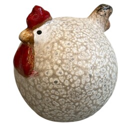 Huhn -Cutie- Keramik 7cm hellbraun