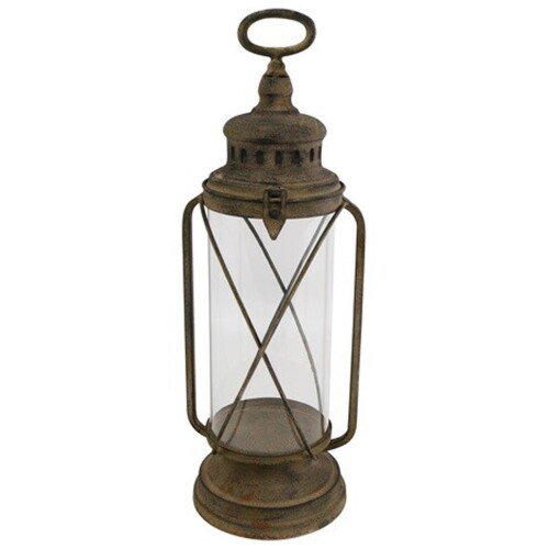 Metall-Laterne Coretta Rostoptik 48 cm, 29,99 €