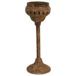 Kerzenhalter -Humpty- Metall 24cm rost