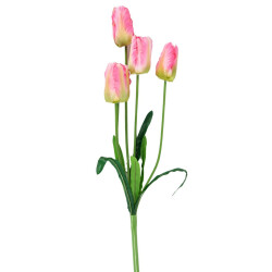 Kunstblume Tulpe 58cm rosa