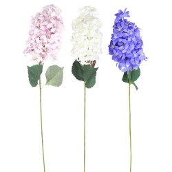 Kunstblume Rispenhortensie 3ass 87cm mehrfarbig