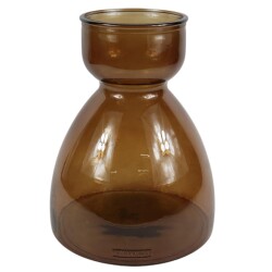 Vase Glas 34x27cm braun