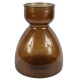 Vase Glas 34x27cm braun