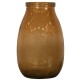 Vase Glas 28x18cm braun