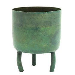Teelichhalter -Dobra- Metall 8x6cm bronze-mix