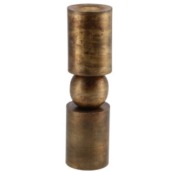 Kerzenleuchter -Dobra- Metall 23x6cm gold