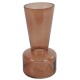 Vase -Ellie- Glas 22x10cm braun