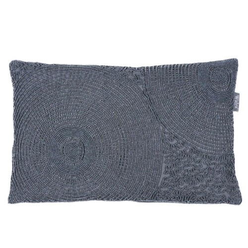 Kissen -Lot- Baumwolle 30x50cm grau