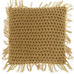 Kissen -Tuffy- Baumwolle 45cm braun